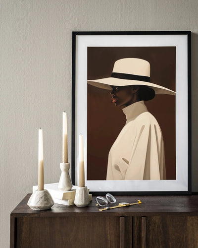 Dolores - Moderne Wanddecoratie | Artprint, Glass Art, Wandkleed by Urban Cotton