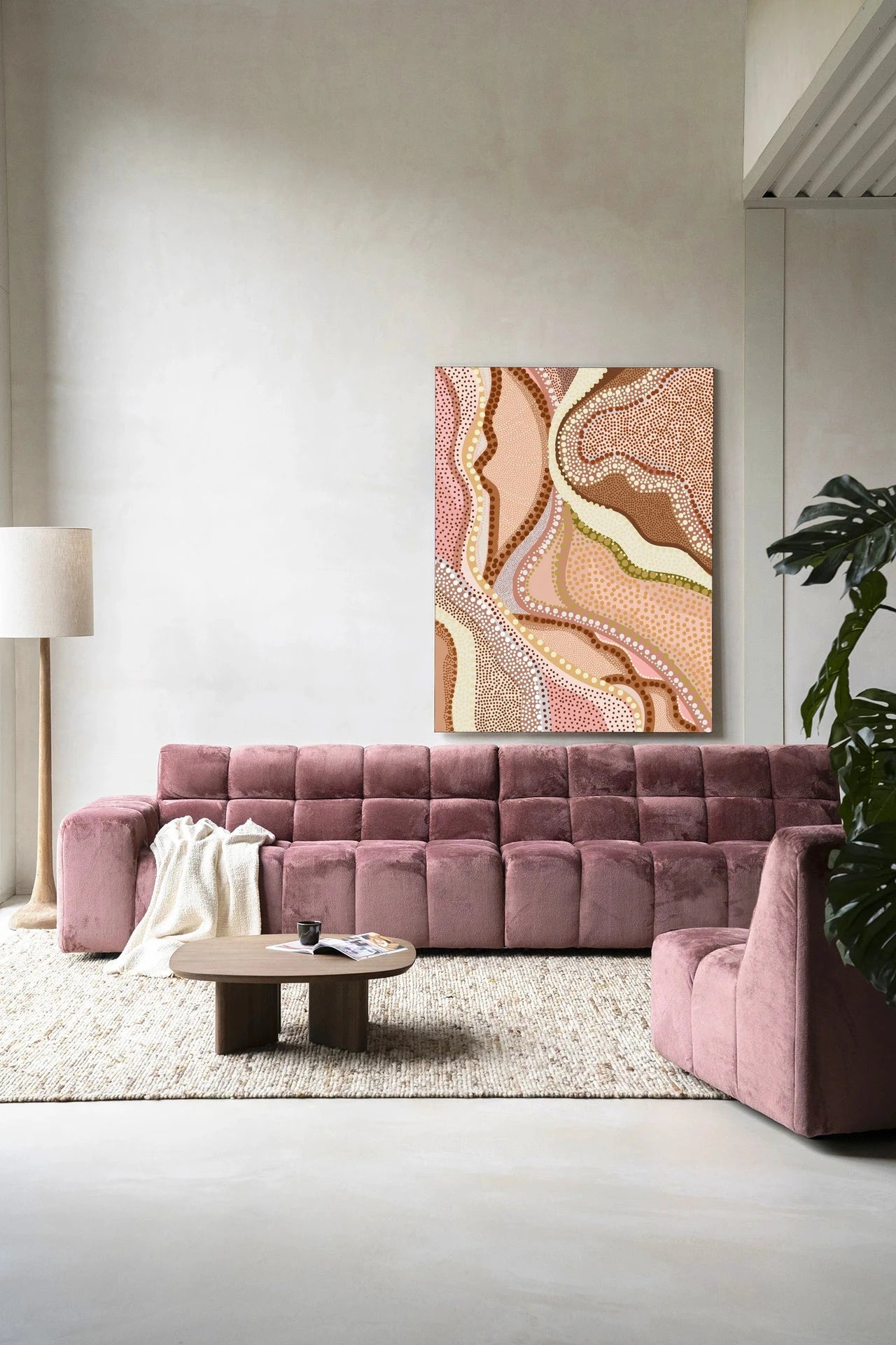 Vague - Moderne Wanddecoratie | Artprint, Glass Art, Wandkleed by Urban Cotton