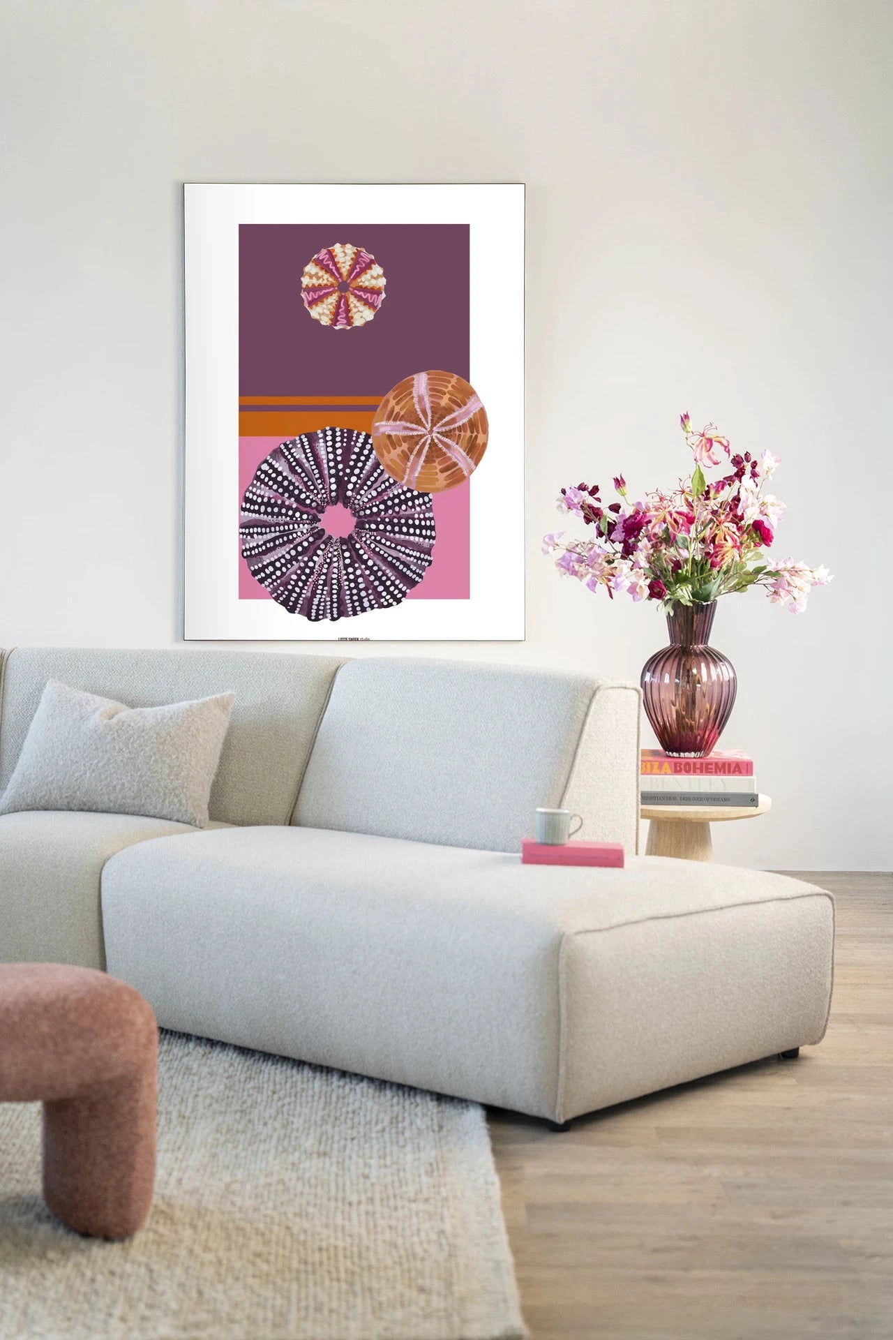 Marinus 2 - Moderne Wanddecoratie | Artprint, Glass Art, Wandkleed by Urban Cotton