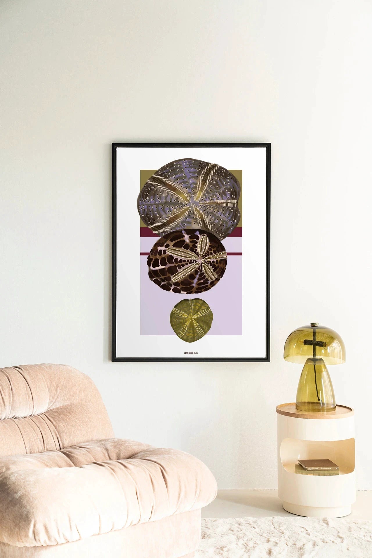 Marinus 1 - Moderne Wanddecoratie | Artprint, Glass Art, Wandkleed by Urban Cotton