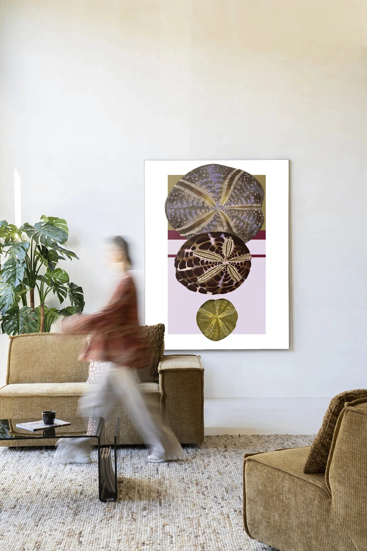 Marinus 1 - Moderne Wanddecoratie | Artprint, Glass Art, Wandkleed by Urban Cotton