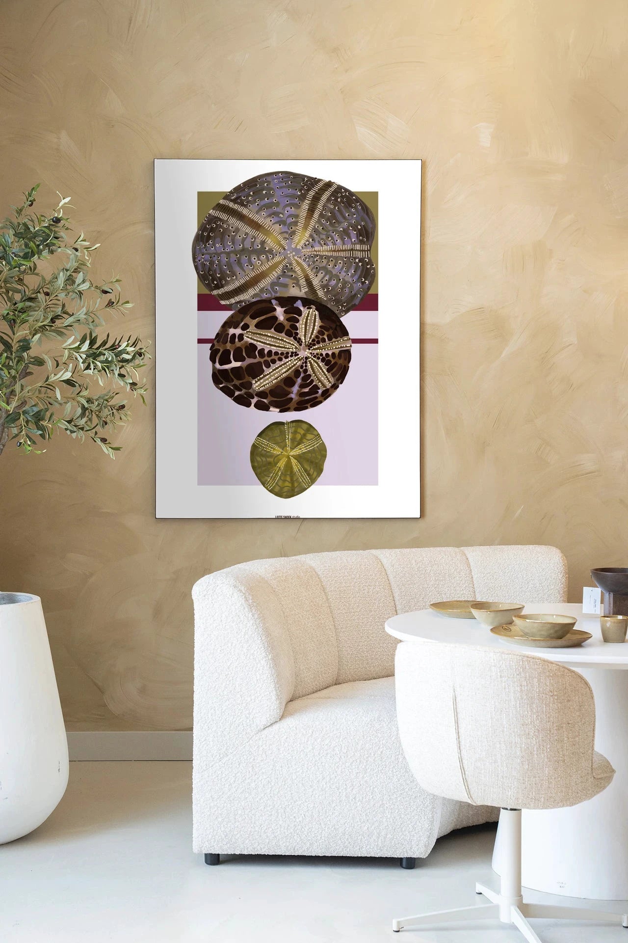 Marinus 1 - Moderne Wanddecoratie | Artprint, Glass Art, Wandkleed by Urban Cotton