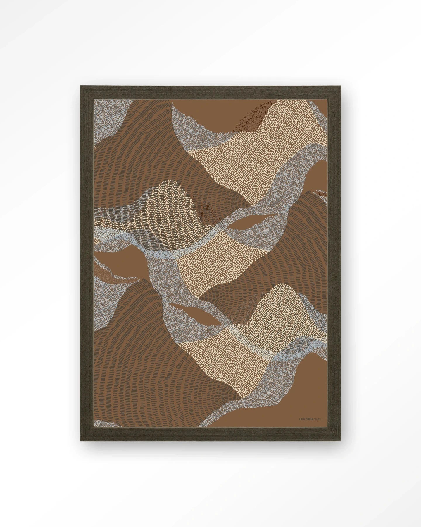 La Ondas 1 - Moderne Wanddecoratie | Artprint, Glass Art, Wandkleed by Urban Cotton