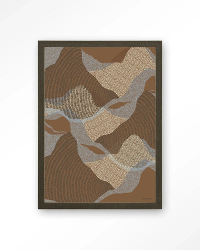 La Ondas 1 - Moderne Wanddecoratie | Artprint, Glass Art, Wandkleed by Urban Cotton