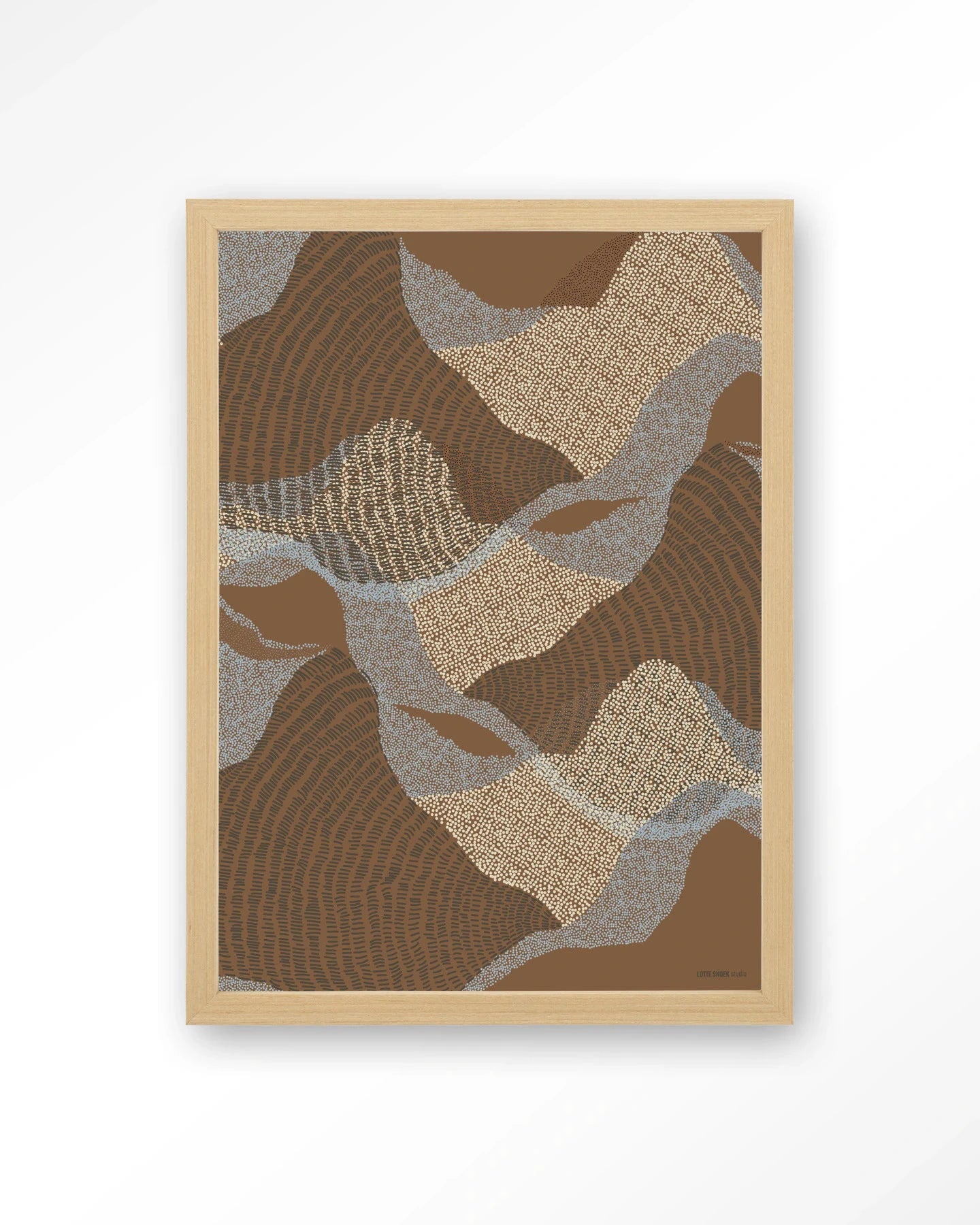 La Ondas 1 - Moderne Wanddecoratie | Artprint, Glass Art, Wandkleed by Urban Cotton