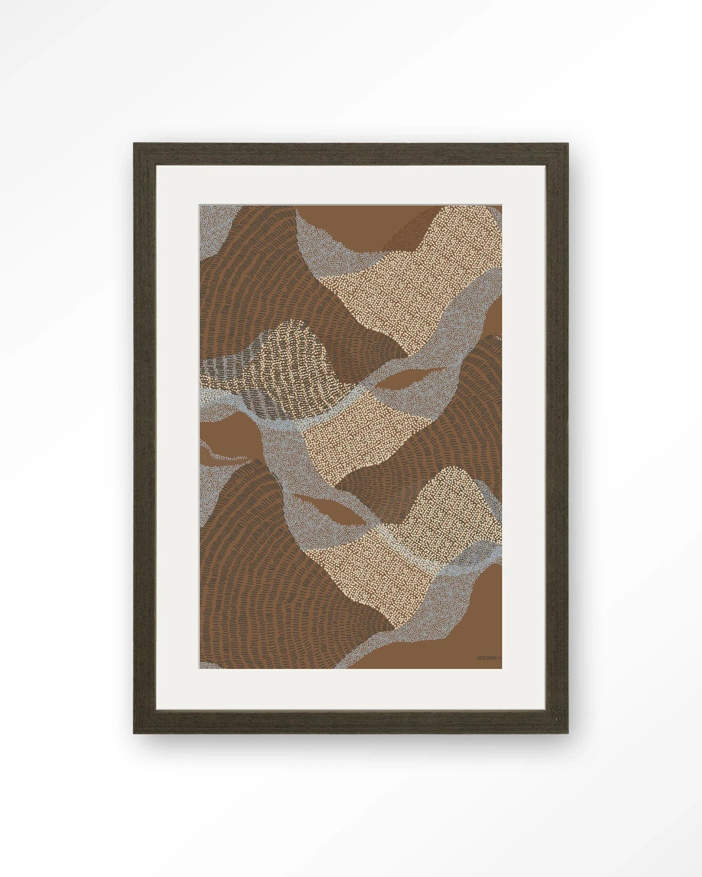 La Ondas 1 - Moderne Wanddecoratie | Artprint, Glass Art, Wandkleed by Urban Cotton