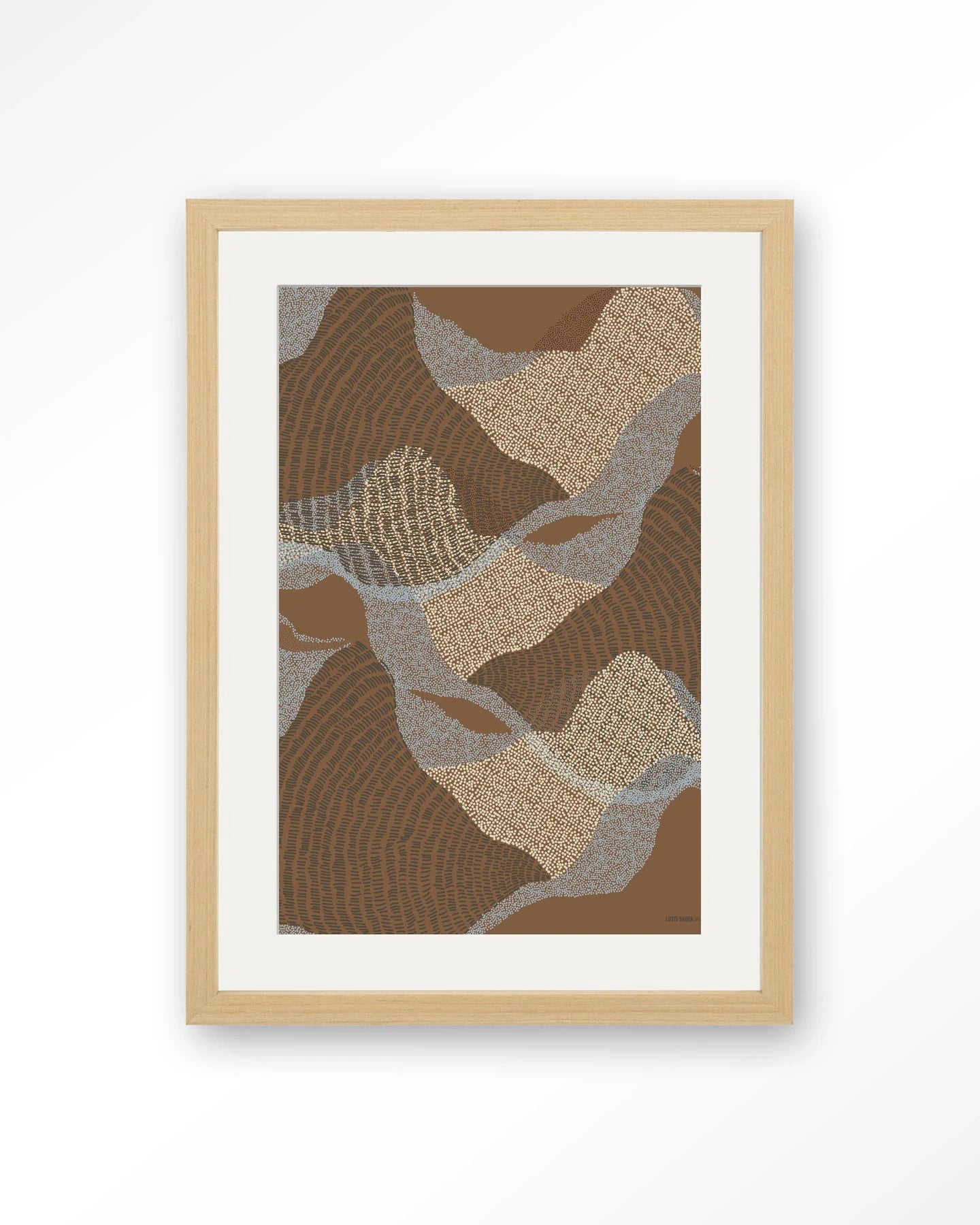 La Ondas 1 - Moderne Wanddecoratie | Artprint, Glass Art, Wandkleed by Urban Cotton