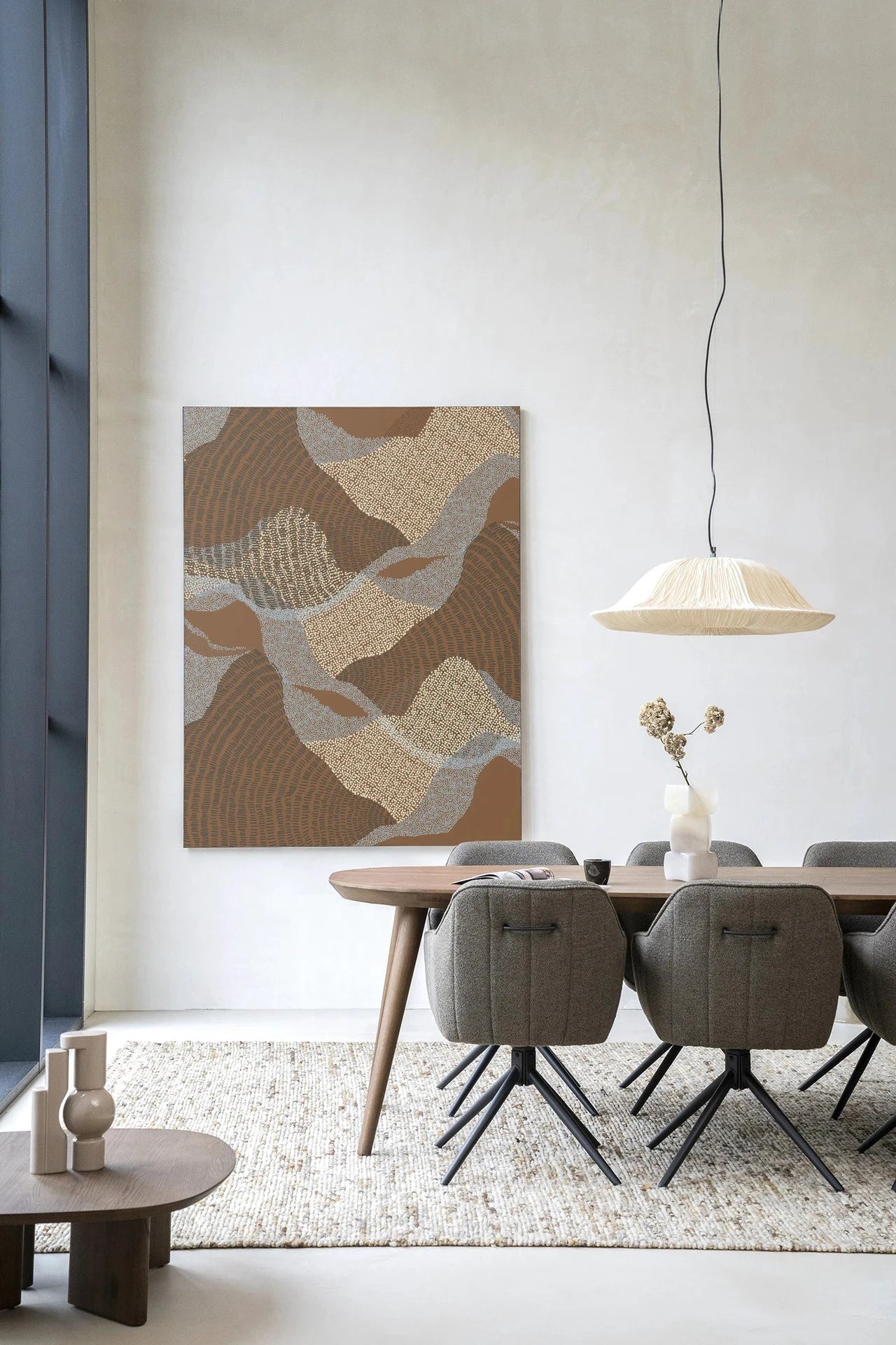 La Ondas 1 - Moderne Wanddecoratie | Artprint, Glass Art, Wandkleed by Urban Cotton