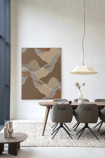 La Ondas 1 - Moderne Wanddecoratie | Artprint, Glass Art, Wandkleed by Urban Cotton