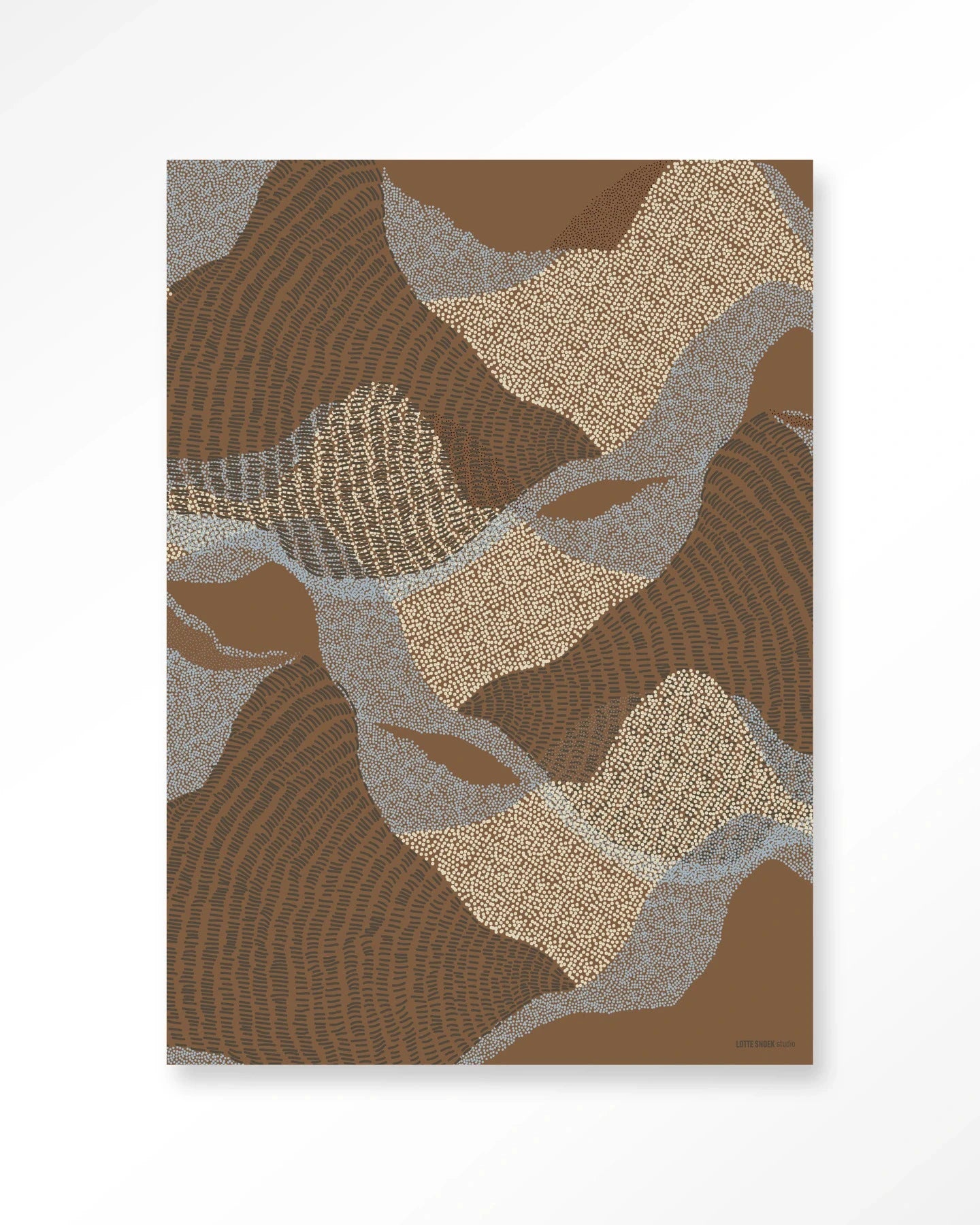 La Ondas 1 - Moderne Wanddecoratie | Artprint, Glass Art, Wandkleed by Urban Cotton
