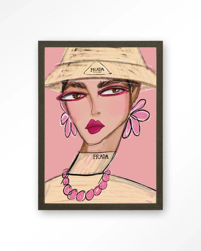 She Wears Prada - Moderne Wanddecoratie | Artprint, Glass Art, Wandkleed by Urban Cotton
