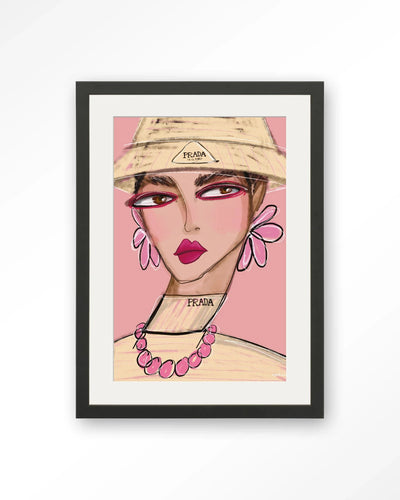 She Wears Prada - Moderne Wanddecoratie | Artprint, Glass Art, Wandkleed by Urban Cotton