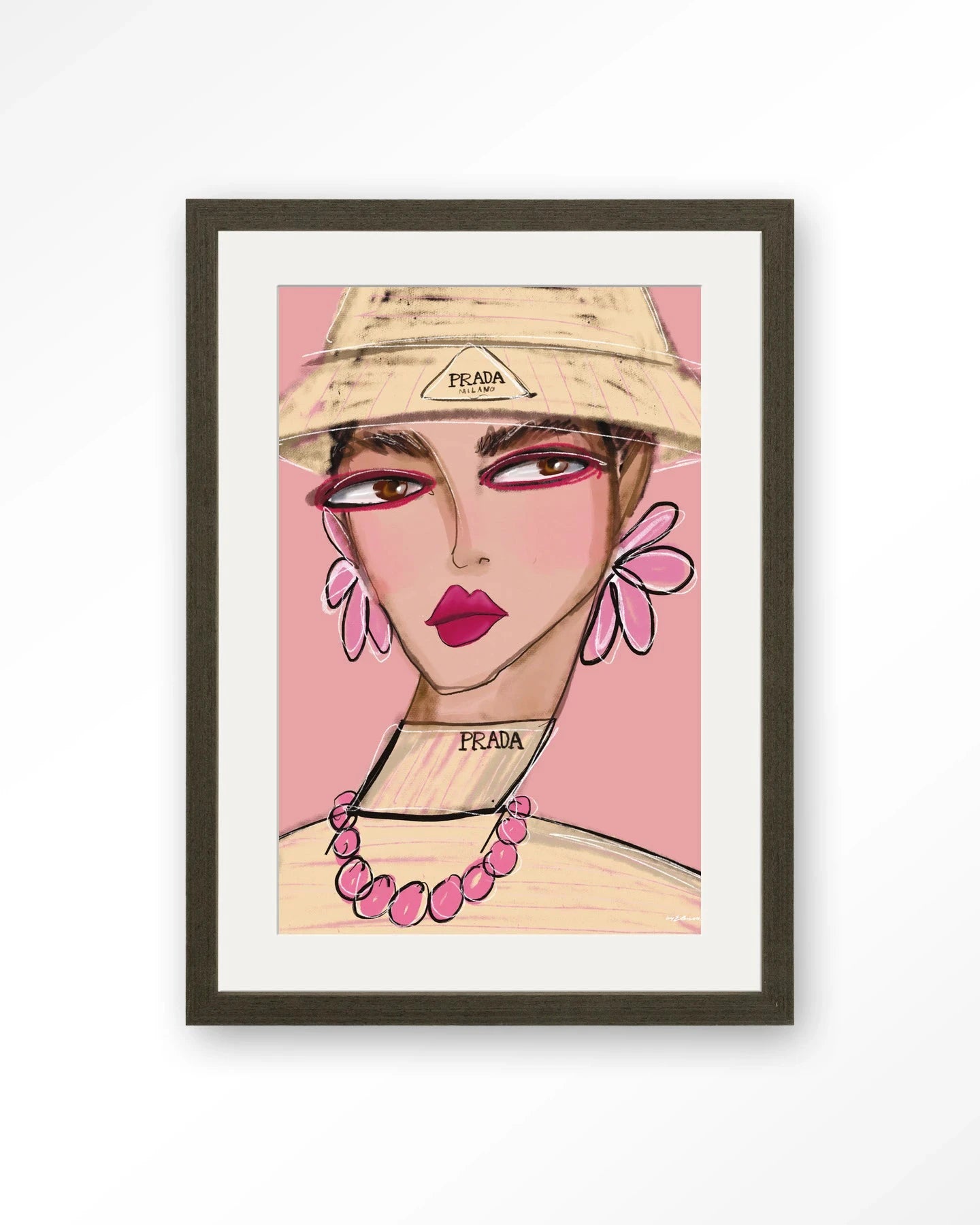 She Wears Prada - Moderne Wanddecoratie | Artprint, Glass Art, Wandkleed by Urban Cotton