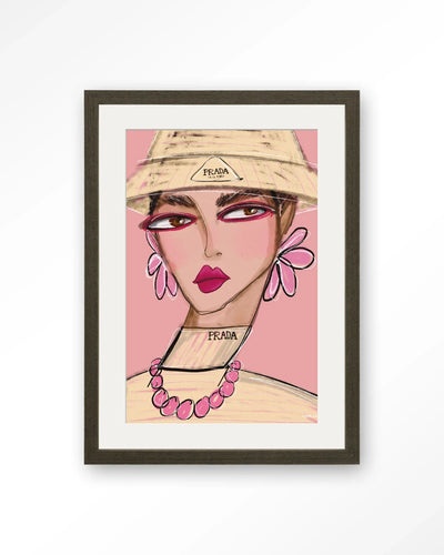 She Wears Prada - Moderne Wanddecoratie | Artprint, Glass Art, Wandkleed by Urban Cotton