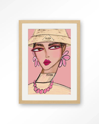 She Wears Prada - Moderne Wanddecoratie | Artprint, Glass Art, Wandkleed by Urban Cotton