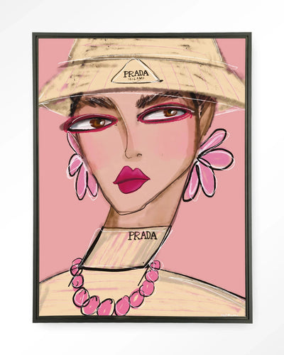 She Wears Prada - Moderne Wanddecoratie | Artprint, Glass Art, Wandkleed by Urban Cotton