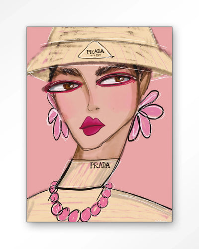 She Wears Prada - Moderne Wanddecoratie | Artprint, Glass Art, Wandkleed by Urban Cotton