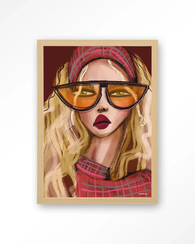 I'm a 90s girl - Moderne Wanddecoratie | Artprint, Glass Art, Wandkleed by Urban Cotton