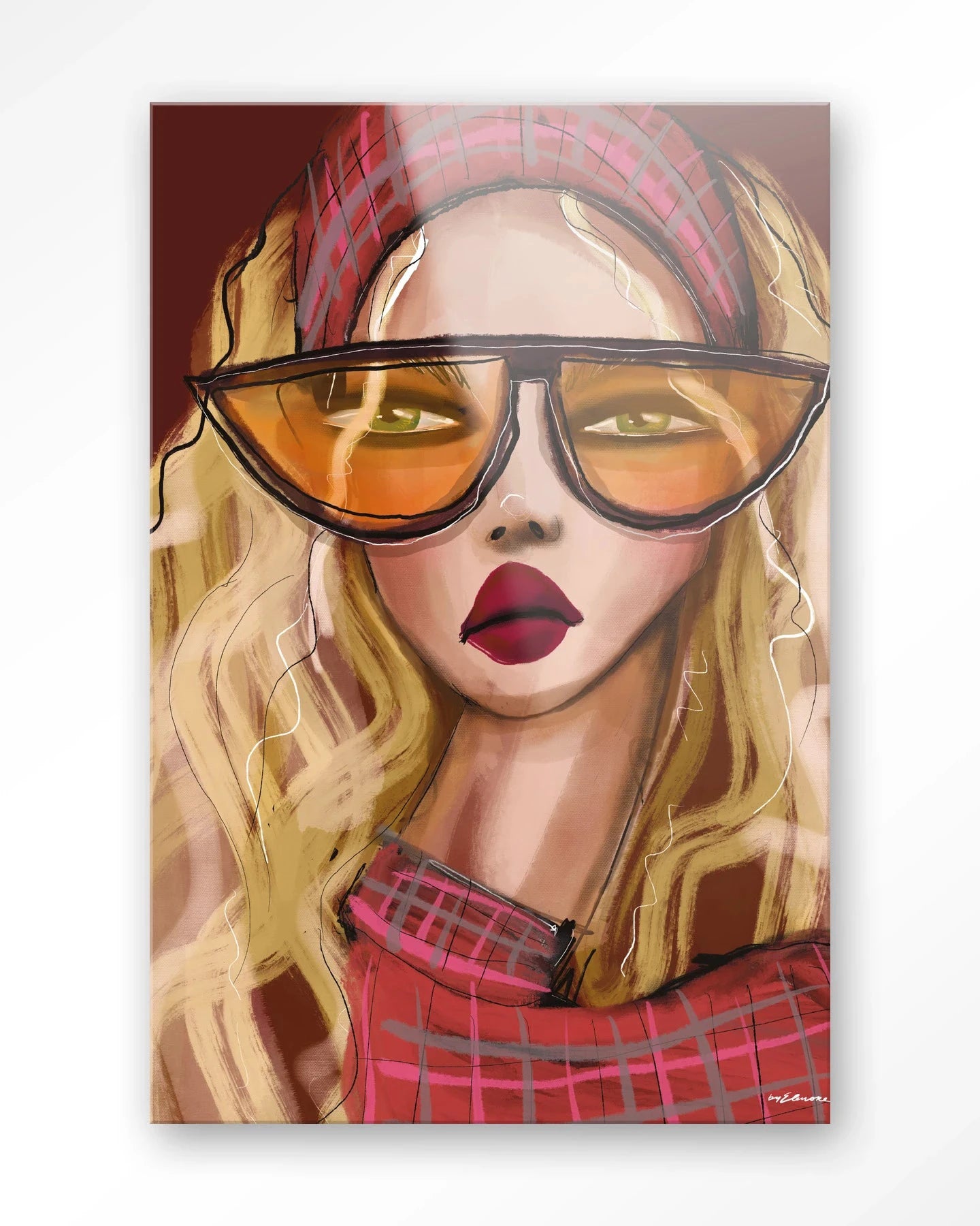 I'm a 90s girl - Moderne Wanddecoratie | Artprint, Glass Art, Wandkleed by Urban Cotton
