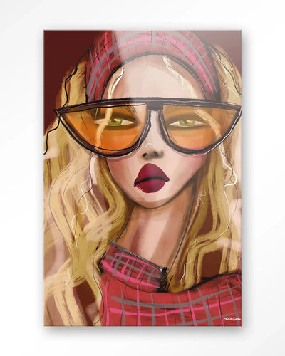I'm a 90s girl - Moderne Wanddecoratie | Artprint, Glass Art, Wandkleed by Urban Cotton