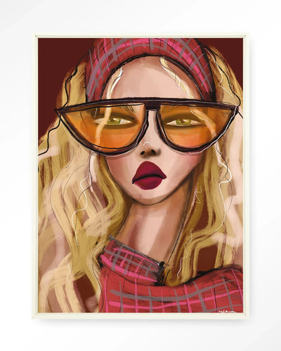I'm a 90s girl - Moderne Wanddecoratie | Artprint, Glass Art, Wandkleed by Urban Cotton