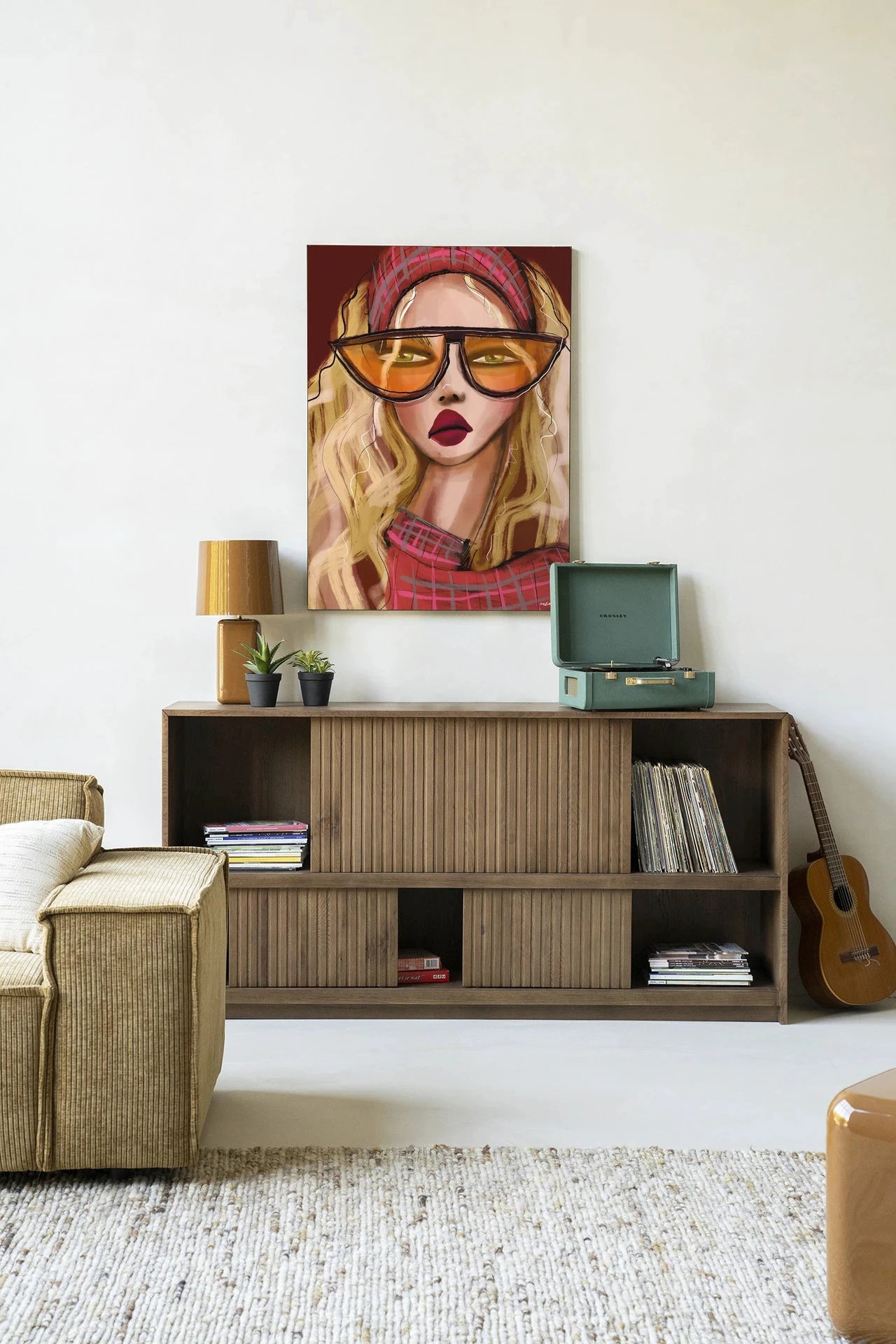 I'm a 90s girl - Moderne Wanddecoratie | Artprint, Glass Art, Wandkleed by Urban Cotton