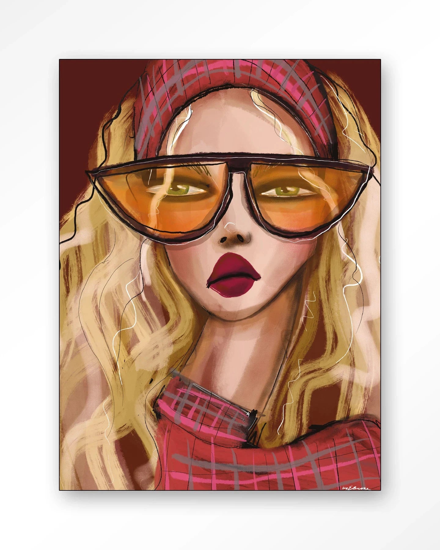 I'm a 90s girl - Moderne Wanddecoratie | Artprint, Glass Art, Wandkleed by Urban Cotton