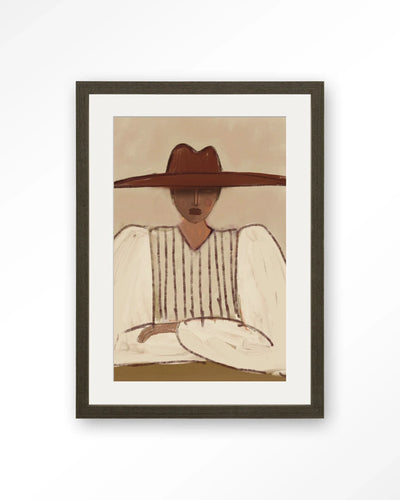 Sunhat - Moderne Wanddecoratie | Artprint, Glass Art, Wandkleed by Urban Cotton