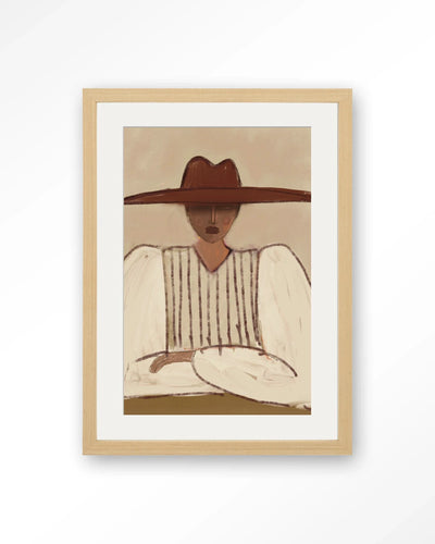 Sunhat - Moderne Wanddecoratie | Artprint, Glass Art, Wandkleed by Urban Cotton