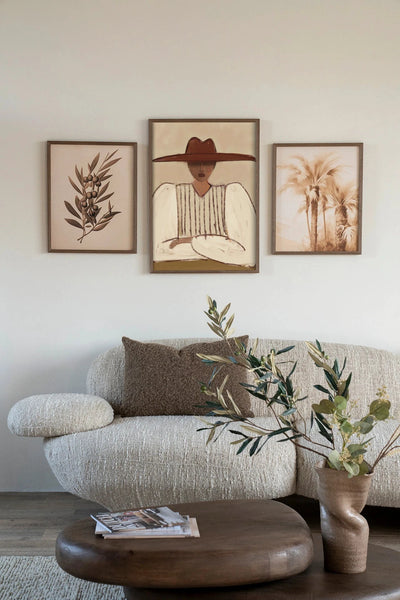 Sunhat - Moderne Wanddecoratie | Artprint, Glass Art, Wandkleed by Urban Cotton