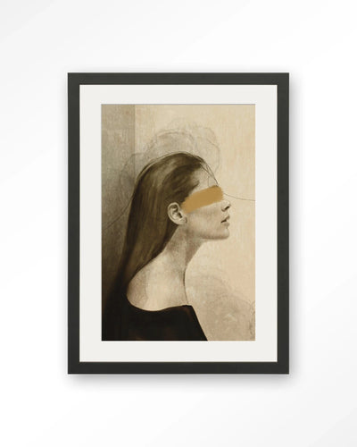 In Her Mind - Moderne Wanddecoratie | Artprint, Glass Art, Wandkleed by Urban Cotton