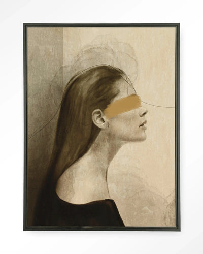In Her Mind - Moderne Wanddecoratie | Artprint, Glass Art, Wandkleed by Urban Cotton