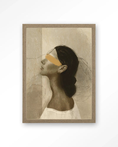 She Thinks Of You - Moderne Wanddecoratie | Artprint, Glass Art, Wandkleed by Urban Cotton