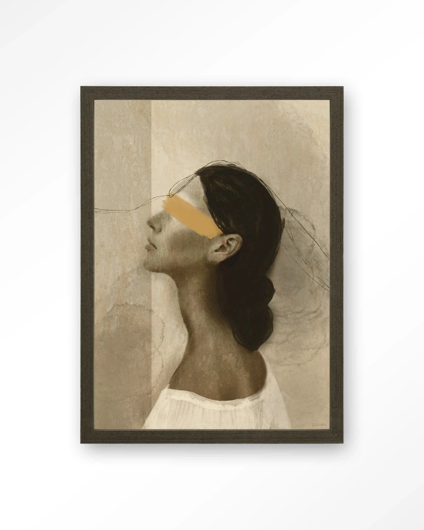 She Thinks Of You - Moderne Wanddecoratie | Artprint, Glass Art, Wandkleed by Urban Cotton