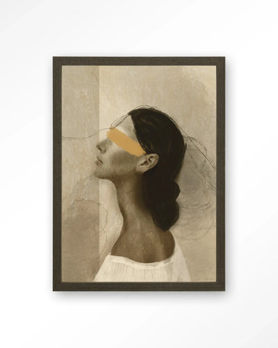 She Thinks Of You - Moderne Wanddecoratie | Artprint, Glass Art, Wandkleed by Urban Cotton