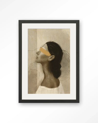 She Thinks Of You - Moderne Wanddecoratie | Artprint, Glass Art, Wandkleed by Urban Cotton