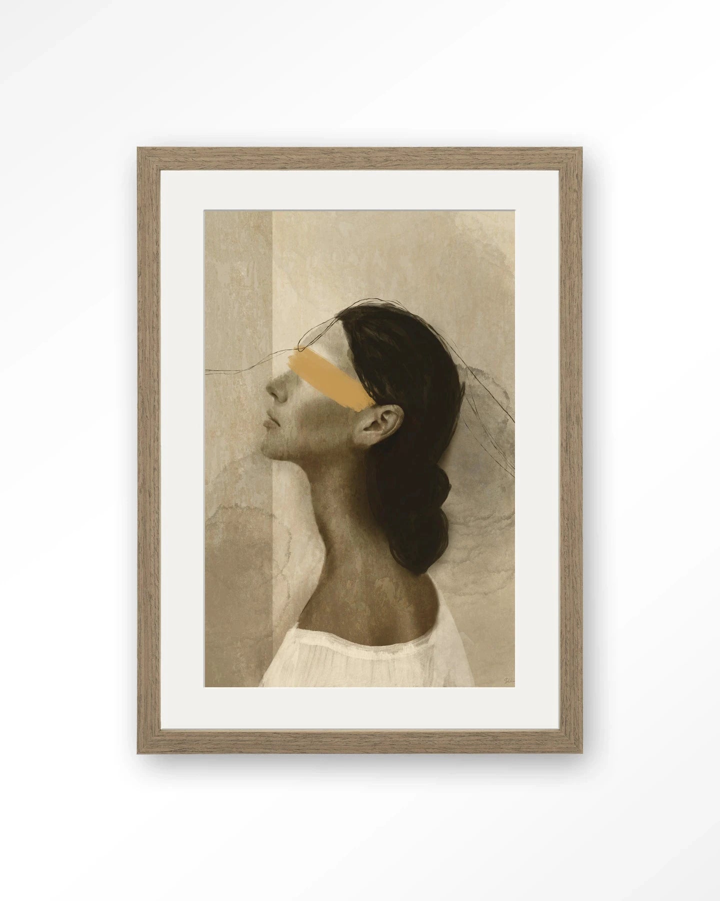 She Thinks Of You - Moderne Wanddecoratie | Artprint, Glass Art, Wandkleed by Urban Cotton