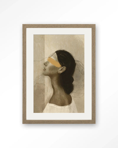 She Thinks Of You - Moderne Wanddecoratie | Artprint, Glass Art, Wandkleed by Urban Cotton