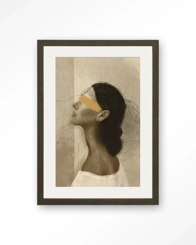 She Thinks Of You - Moderne Wanddecoratie | Artprint, Glass Art, Wandkleed by Urban Cotton