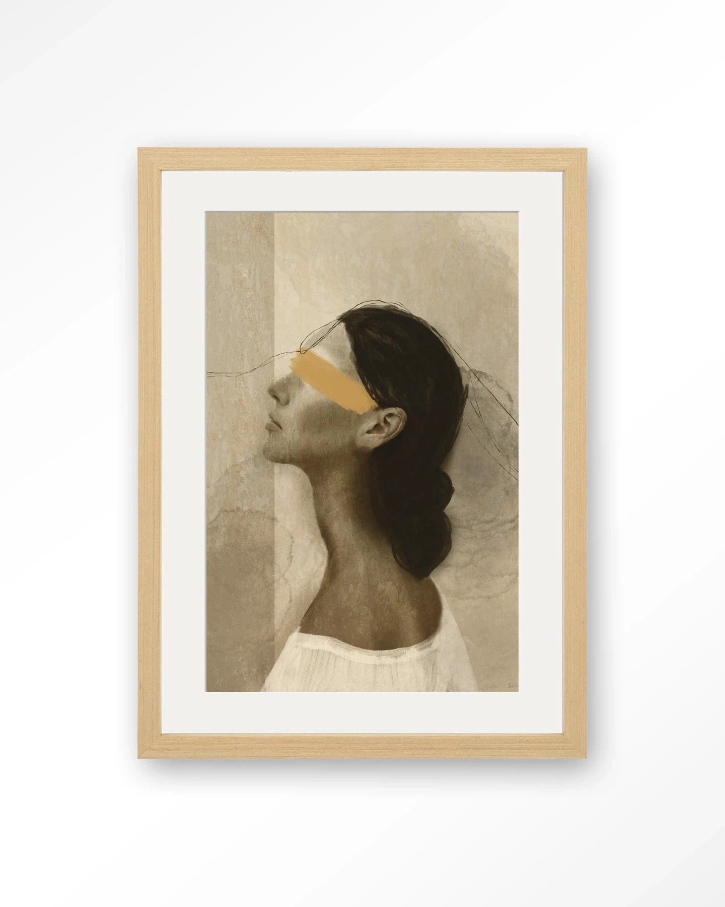 She Thinks Of You - Moderne Wanddecoratie | Artprint, Glass Art, Wandkleed by Urban Cotton