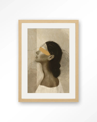 She Thinks Of You - Moderne Wanddecoratie | Artprint, Glass Art, Wandkleed by Urban Cotton