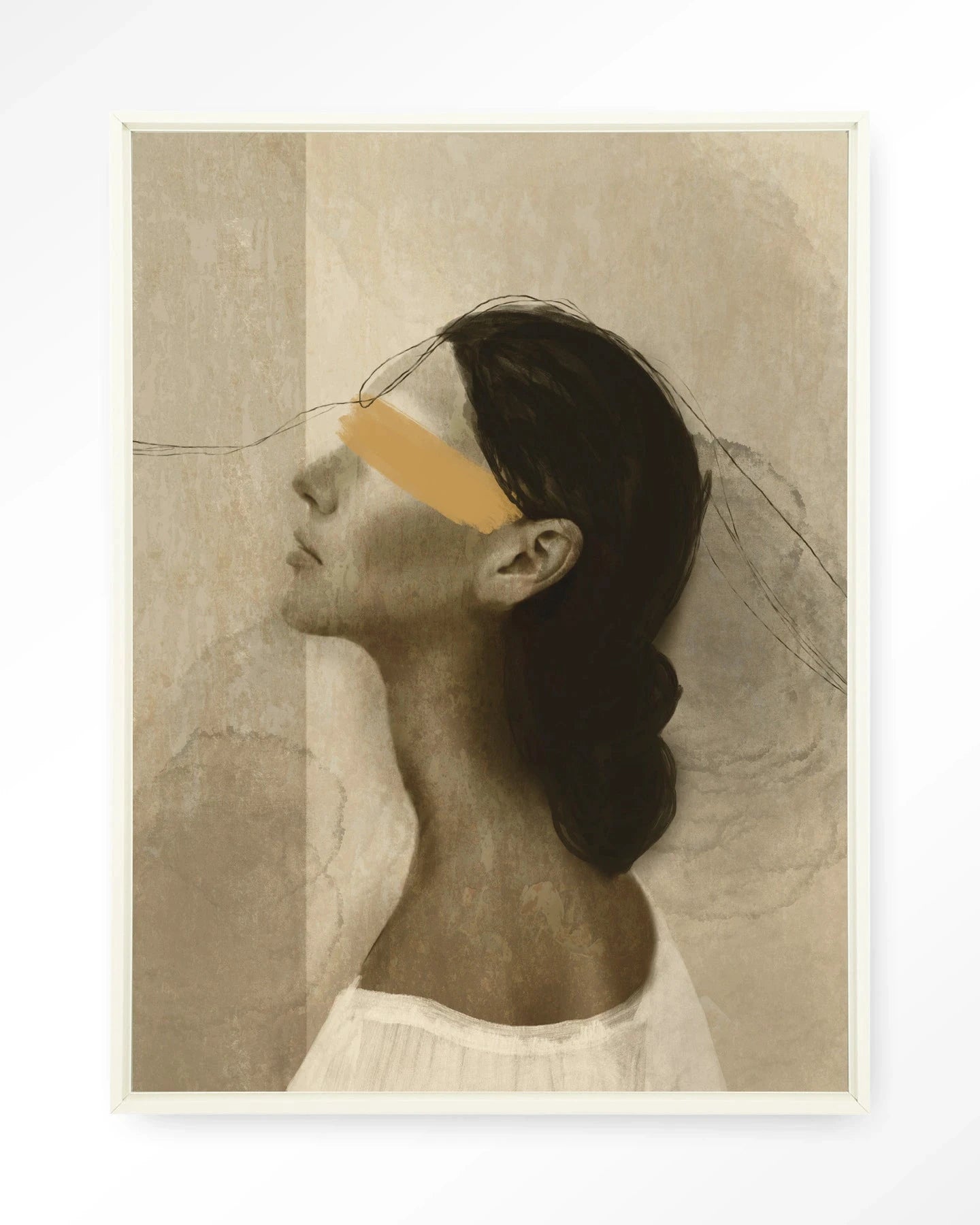 She Thinks Of You - Moderne Wanddecoratie | Artprint, Glass Art, Wandkleed by Urban Cotton