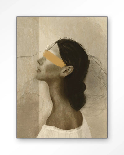 She Thinks Of You - Moderne Wanddecoratie | Artprint, Glass Art, Wandkleed by Urban Cotton