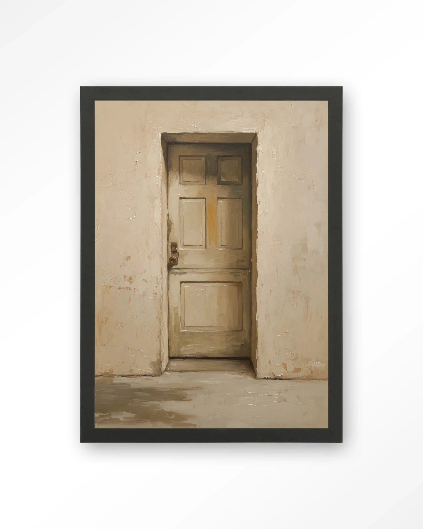 Beige Door - Moderne Wanddecoratie | Artprint, Glass Art, Wandkleed by Urban Cotton