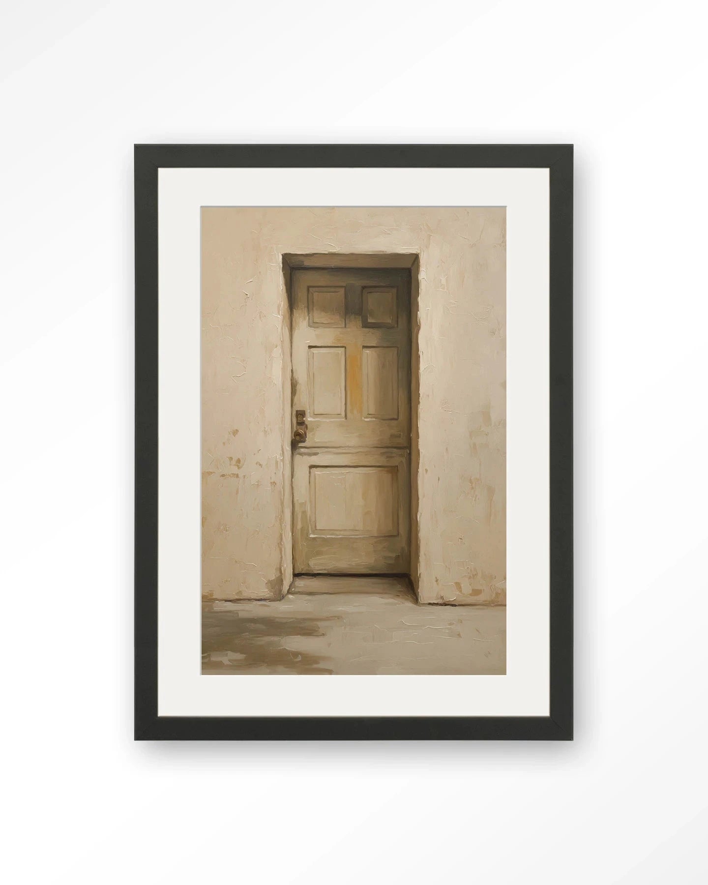 Beige Door - Moderne Wanddecoratie | Artprint, Glass Art, Wandkleed by Urban Cotton