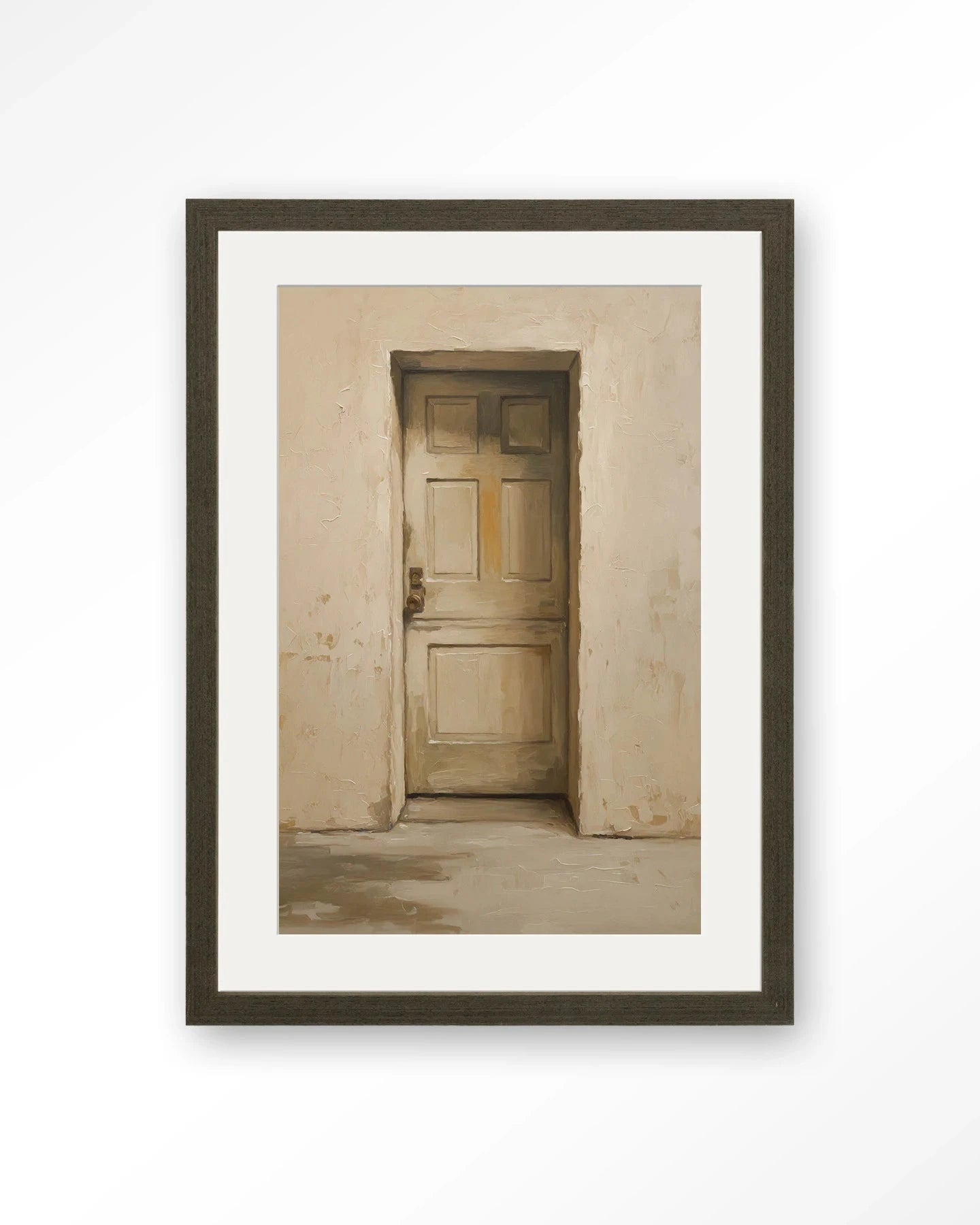 Beige Door - Moderne Wanddecoratie | Artprint, Glass Art, Wandkleed by Urban Cotton