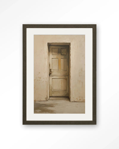 Beige Door - Moderne Wanddecoratie | Artprint, Glass Art, Wandkleed by Urban Cotton