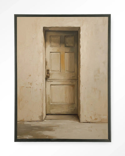 Beige Door - Moderne Wanddecoratie | Artprint, Glass Art, Wandkleed by Urban Cotton