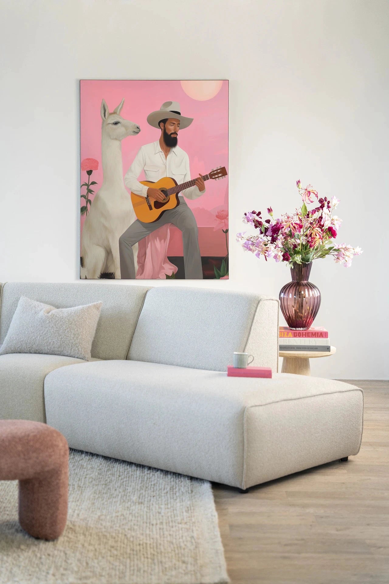 Delilah Lama - Moderne Wanddecoratie | Artprint, Glass Art, Wandkleed by Urban Cotton