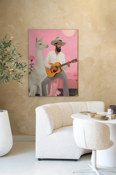 Delilah Lama - Moderne Wanddecoratie | Artprint, Glass Art, Wandkleed by Urban Cotton